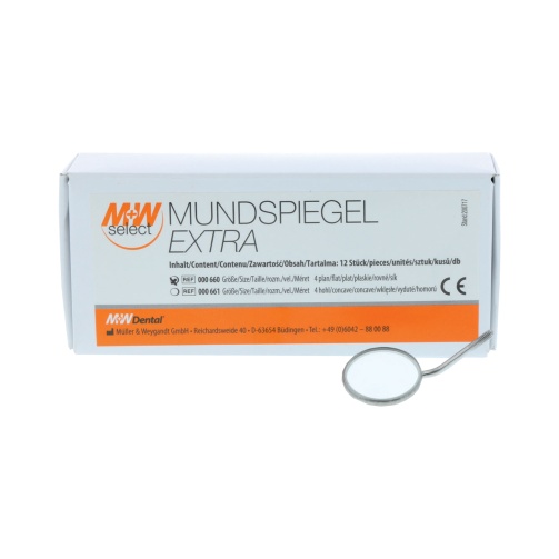 M+W Zrcátko Extra 4 ploché 12ks