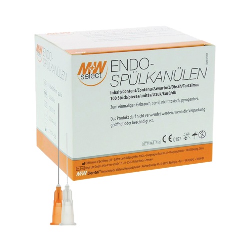 M+W Výplach. endokanyly 0,4x23mm šedé (100ks)
