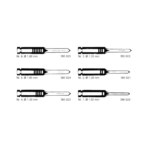 Mirapost-Dental vrtáčky č.1-6 6ks