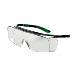 M+W Ochranné brýle SoftPad transparentní 1ks (černo/zelené)