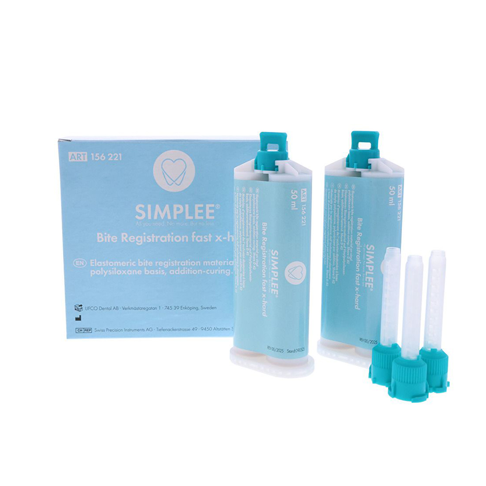 SIMPLEE Bite Registration Fast x-hard set 2x50ml - Dentamed