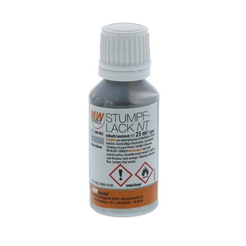 M+W Distanční lak NT stříbrný 13µm, 25ml