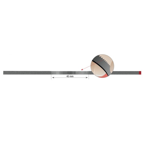 Diamantové pásky FXDS3 30µm/3,75mm 10ks červené (s pilkou)