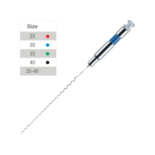 VDW.Sterile root filler 25mm 025-040 4ks