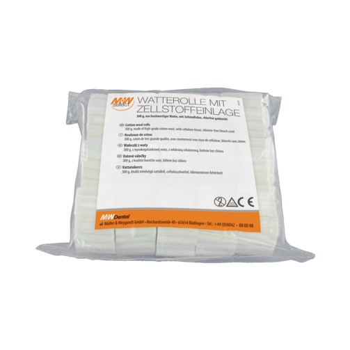 M+W Vatové válečky č.1 8mm 300g M+W Vatové válečky č.1 8mm 300g