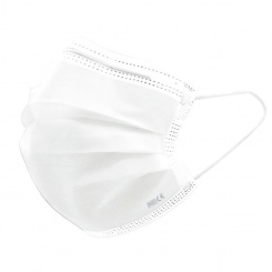 M+W Ústenka Colormask 50 ks bílá (na gumičku)