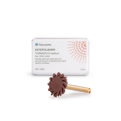 ESTEPOLISHER tornado 10 střední 3ks