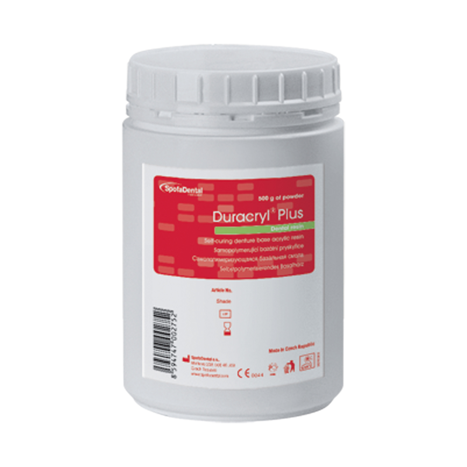 Duracryl Plus U 500 g prášek - Dentamed