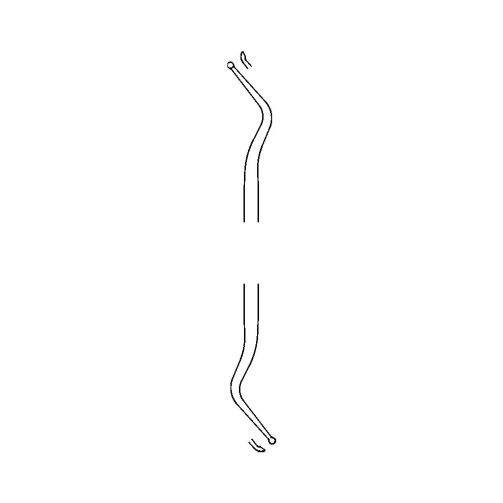 Exkavátor oboustr.1mm kulaté držátko