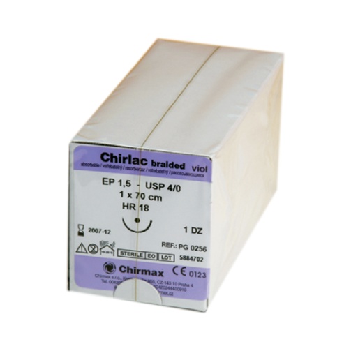 Chirlac br. violet 1EP - 5/0, DS12, 1x45cm, 24ks Chirlac br. violet 1EP - 5/0, DS12, 1x45cm, 24ks