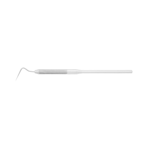 Pátradlo zubní dlouhé - vyhnuté, kulaté držátko; 14cm