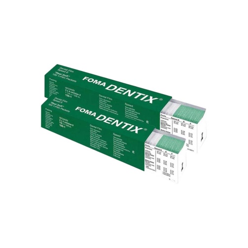 Film Foma Dentix E, 3 x 4 cm, 150ks zelený Film Foma Dentix E, 3 x 4 cm, 150ks zelený