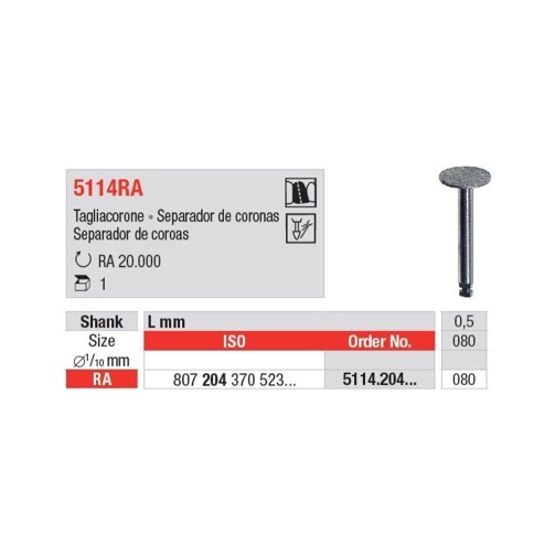 Sintrovaný diamantový disk 1ks (5114RA) Sintrovaný diamantový disk 1ks (5114RA)