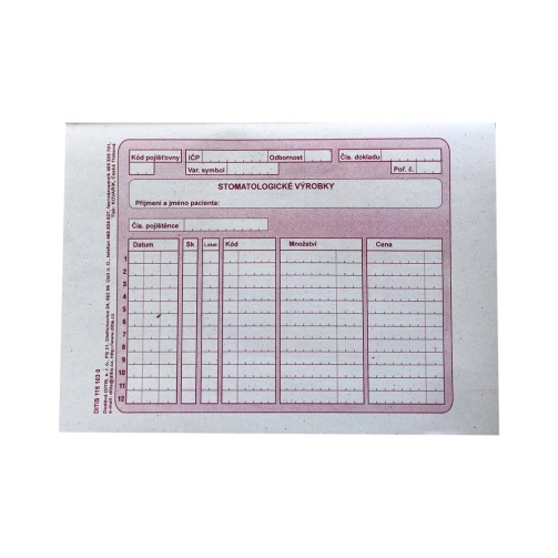 Zvlášť účtovaná léčiva a stom.výrobky/ blok