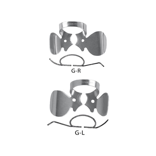 Fit kofferdam spona s úchytem válečků set 2ks