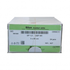 Silon br.white 3EP - 2/0, 3x45cm, 24ks