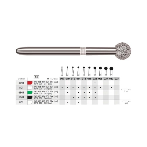 Diamant - kulička FG M 025 (6ks)