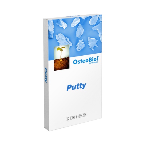OsteoBiol Putty Porcine stříkačka 1x0,5 cm3 (heterologní)