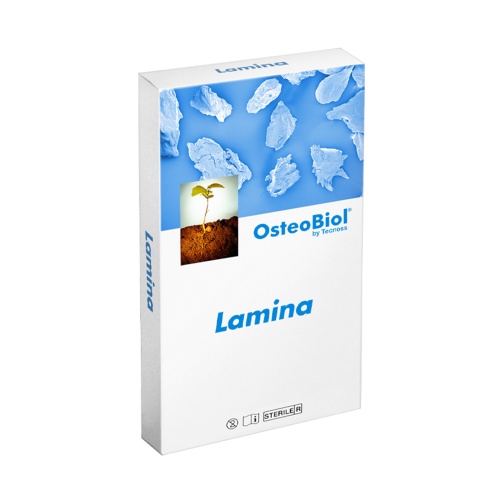 OsteoBiol  Cortical Lamina 1 Blister DRIED/STANDARD 30x30x(2.0)mm  porcine – prasečí