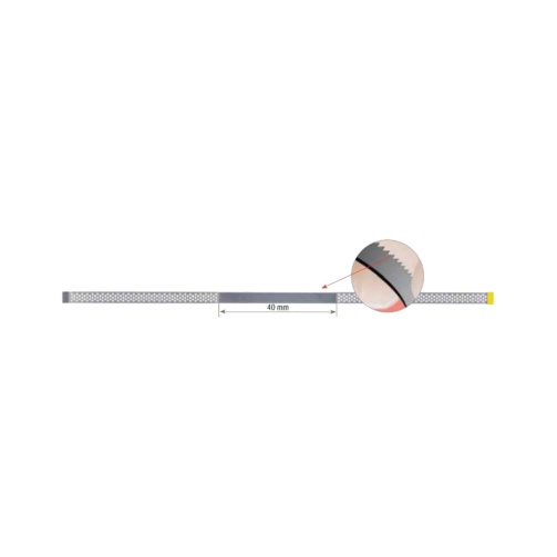 Diamantové pásky perf. PCXDS2 15µm/2,5mm 10ks žluté (s pilkou)