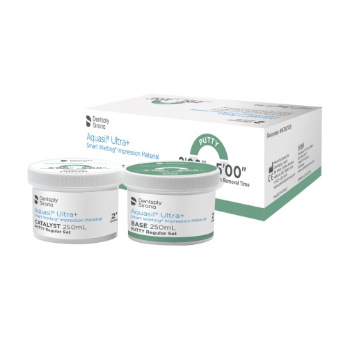 Aquasil Ultra+ Hand Mix Firm Putty Regular Set 2x250ml Aquasil Ultra+ Hand Mix Firm Putty Regular Set 2x250ml