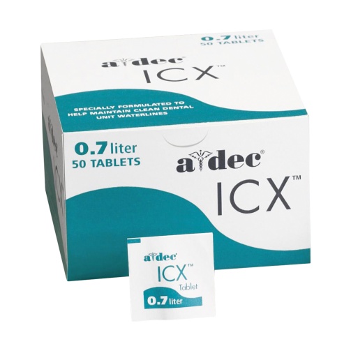 Dezinfekce A-DEC ICX tablety (0,7 l) 50 ks Dezinfekce A-DEC ICX tablety (0,7 l) 50 ks