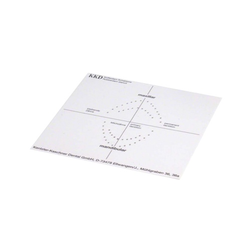 KKD Kofferdam šablona dvojitá