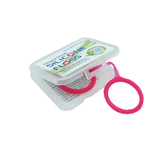 Simply Travel Silicone Floss 1ks