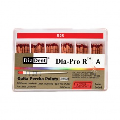 Dia-PRO R gutaperčové čepy 60ks R25