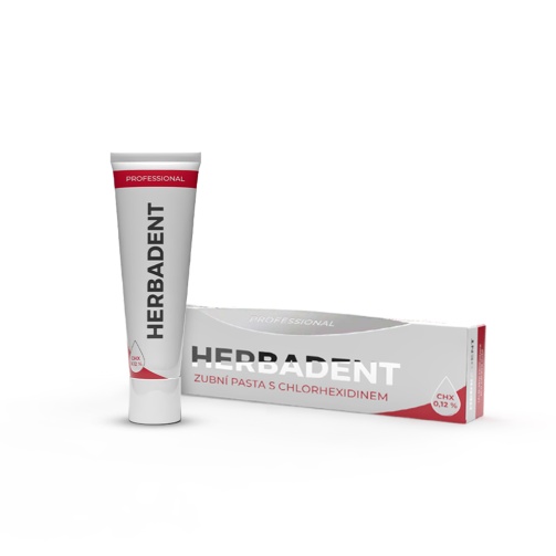 Herbadent Professional zubní pasta s 0,12 % CHX 40g