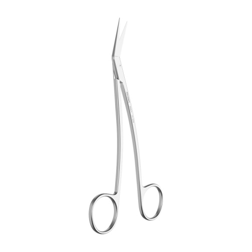 ASA nůžky Locklin zahnuté držadlo, úhlové 16,5cm