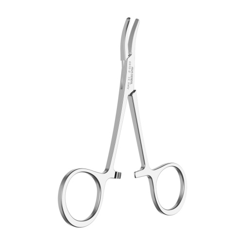 ASA hemostatické kleště Hartmann zahnuté 10cm