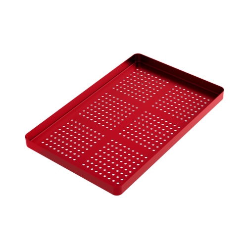 ASA tácek Tray Large AL perforovaný 284×183×17mm červený