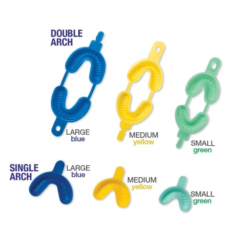 Fluoridační lžíce M 50ks žluté