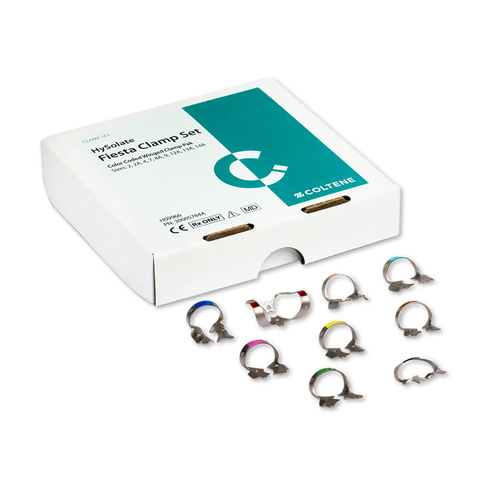 Hygenic Rpe Hygenic Fiesta clamps Set - Dentamed