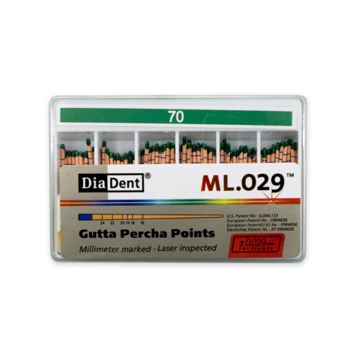 DiaDent GP čepy 070/.02 120ks kalibrované