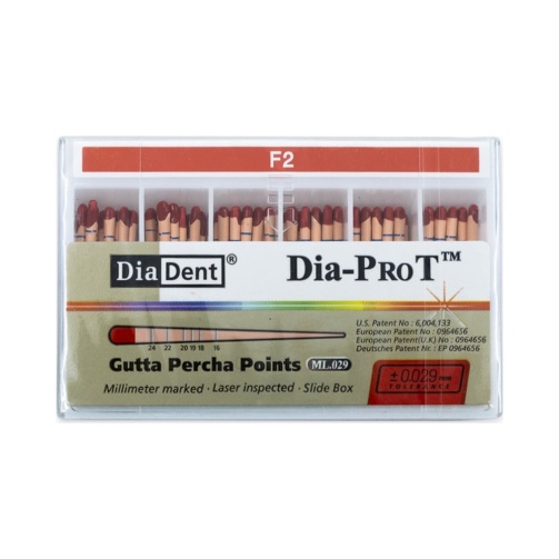 Dia-PRO T gutaperčové čepy F2 60ks