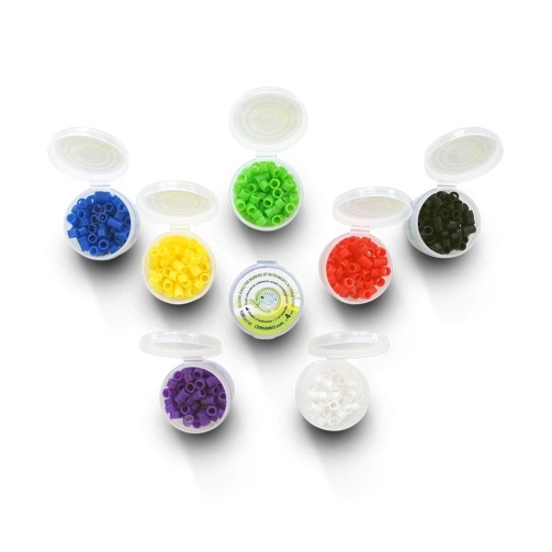 Silikonové kroužky 100ks modré