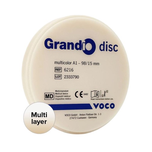 Grandio disc - multicolor A2 18 mm